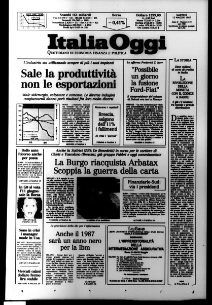 Italia oggi : quotidiano di economia finanza e politica